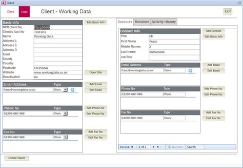 Microsoft Access Sales Pipeline Template Download