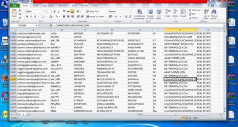 Real Estate Email Database With Contacts Updated
