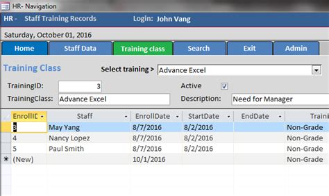 MS Access Sample File For Download