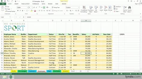 Excel Tutorial What Is Excel Used For Lynda