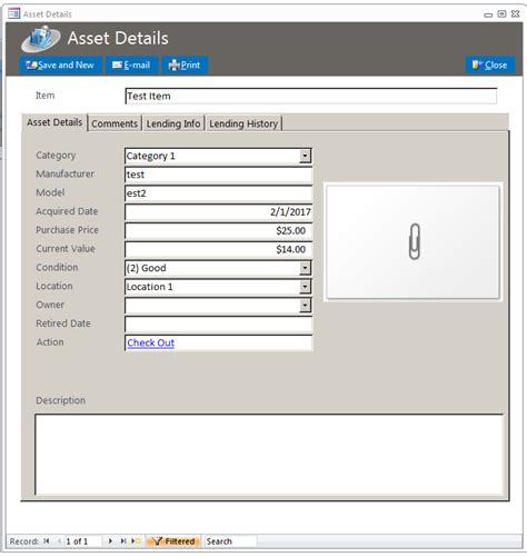 Lending Library Database Template Lending Management