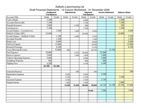 Small Business Bookkeeping Template Accounting Spreadsheet