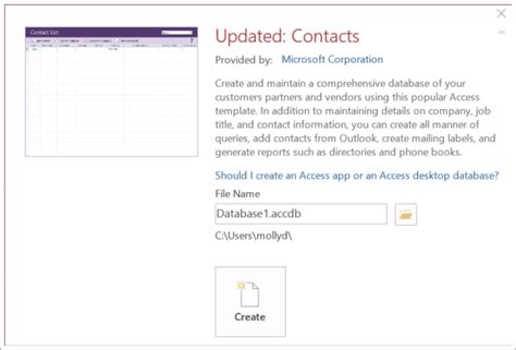 Video Create An Access Desktop Database Access