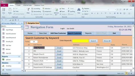 Fill In Word With Data From Access MS Access