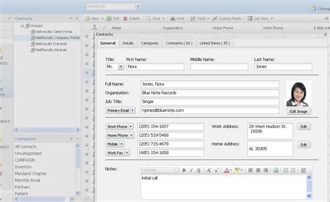 Online Contact Management Software Online Address Book