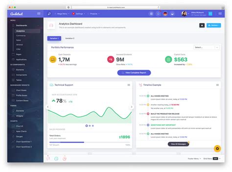 Best React Dashboard Templates For Killer Applications