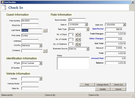 Hotel Reservation System VB NET Free Source Code