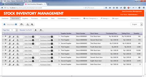 Stock Inventory Management Download SourceForge