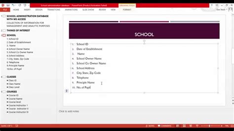 School Management Database With MS Access Part YouTube
