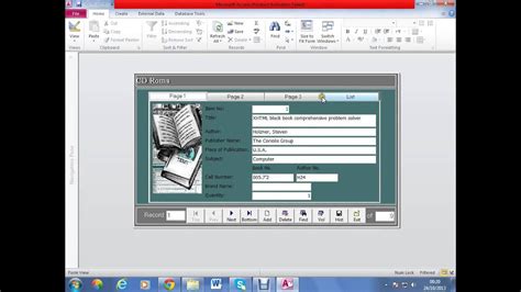Library Management System In Access YouTube