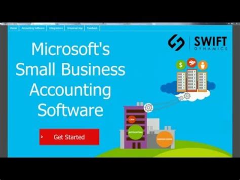 Microsoft Small Business Accounting Software Demo YouTube