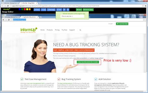 Bug Tracking System Of InformUp BugUp Tracker Software