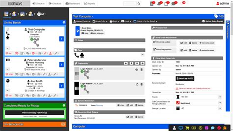 Screenshots PC Repair Tracker PHP MySQL Computer