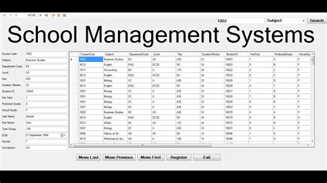How To Create School Management Systems With Database And
