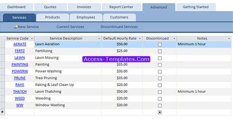Access Templates Of Invoicing Software For Small Business