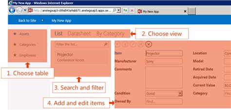 Get Started With Access Web Apps Office Blogs