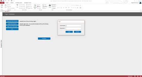 Custom Login Database Template System Custom Login Software