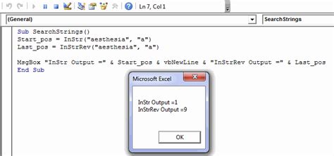 VBA InStr And InStrRev How To Use