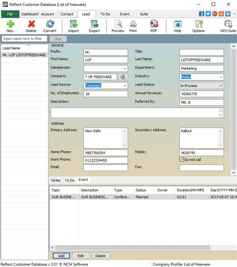 Best Free Lead Management Software For Windows