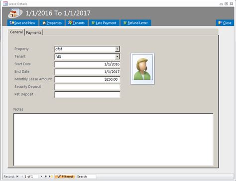 Real Estate Database Template