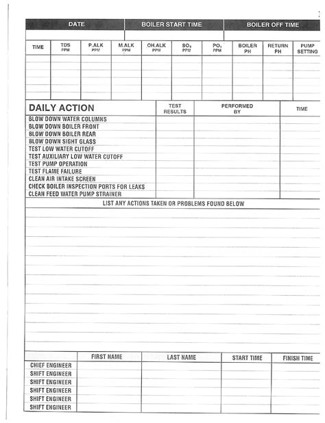 Boiler Log Books Boilersupplies