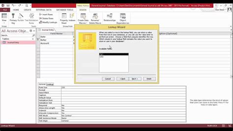 Building General Journal Accounting System With MS Access