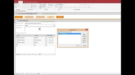 How To Use Document Management System In MS Access