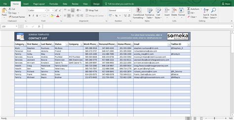 Excel Contact Management Database Template Db Excel