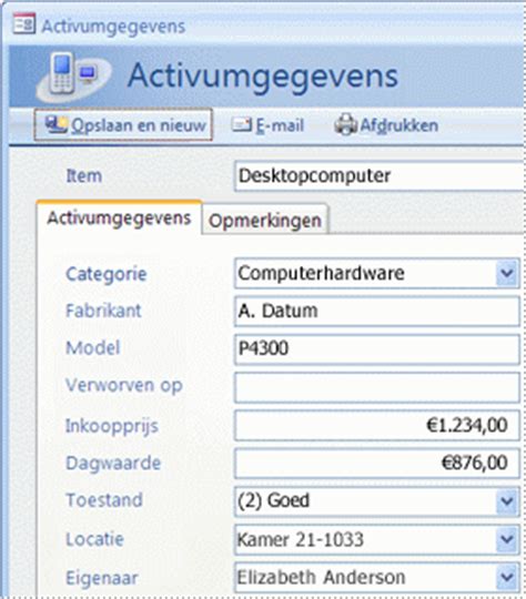 Gids Voor Access Sjablonen Access