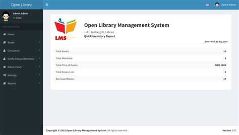 Library Management System By Otsglobal CodeCanyon