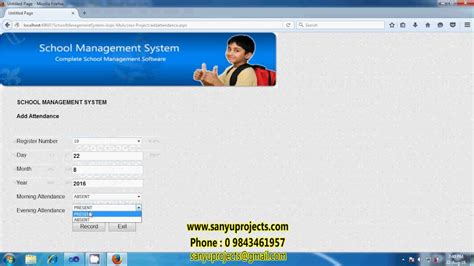 Online School Management System Asp Ms Access Project