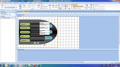 Microsoft Access Form Design YouTube
