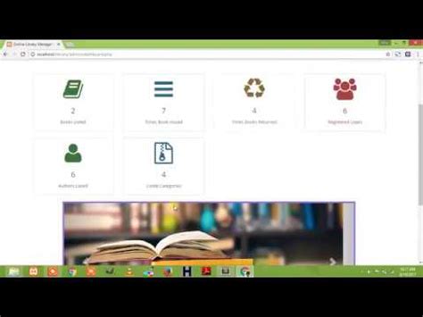 Online Library Management System In PHP And Mysql Free