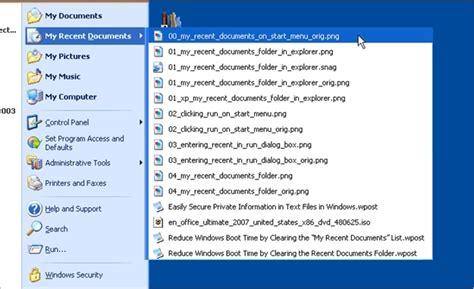 How Do You Get The All Recent Files List Back