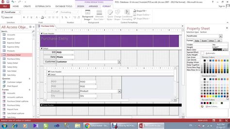 Point Of Sale Complete Database In MS Access With