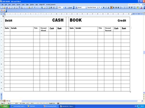Accounting Made Easy Cash Book