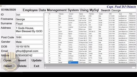 Overview Of An Employee Database Management System