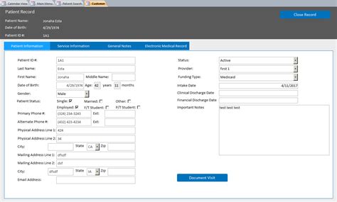 Microsoft Access Document Management Database