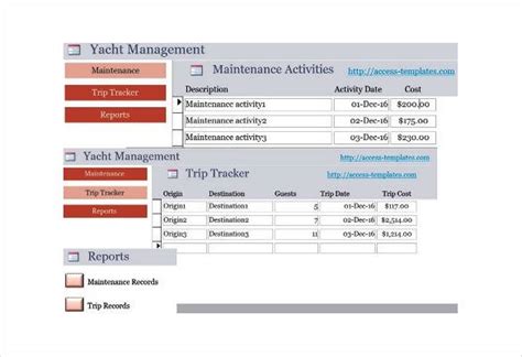 Free Access Database Templates Free Templates