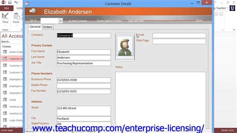 Microsoft Office Access Tutorial Databases