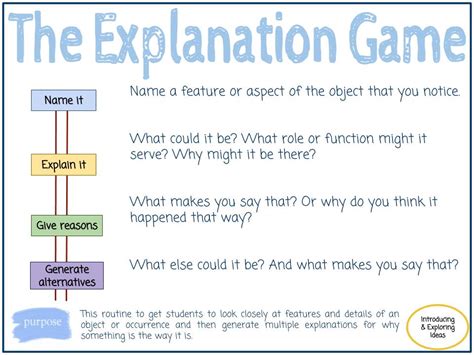 The Explanation Game THINKING PATHWAYS