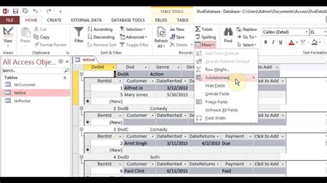 Microsoft Access Pt Table Relationship YouTube