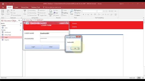 How To Create Multi User Login In Ms Access Part