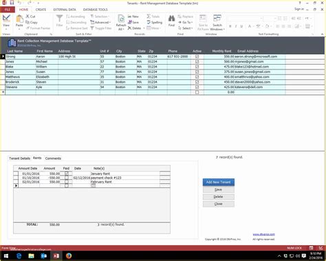 Free Human Resources Access Database Template