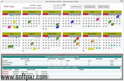 Getting Employee Attendance Tracker And Database For MS