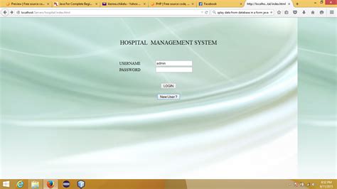 Hospital Management System Free Source Code Tutorials
