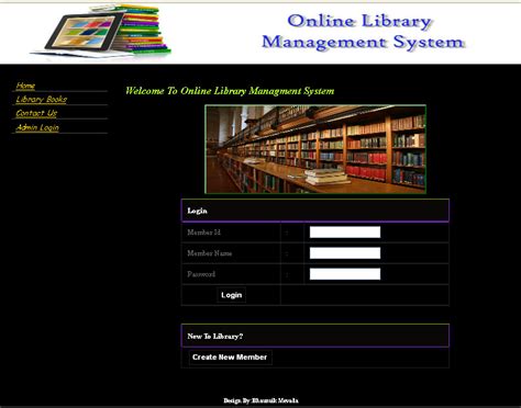 Online Library Management System In ASP NET Free Source