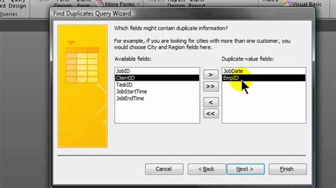 Create A Find Duplicates Query In Access YouTube