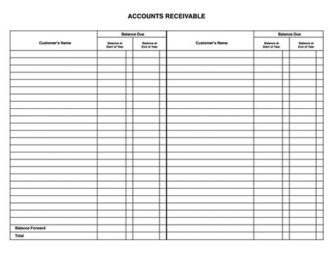 General Ledger Template Cyberuse