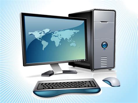 Desktop Computer Vector Vector Art Graphics Freevector